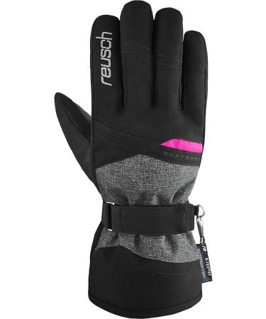 Reusch Women's Finger Gloves Hellen R-TEX XT - Black/Pink Glo - International Shipping Available - Buy Online on SooperMarket.com