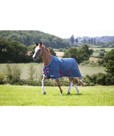 Shires Tempest Original Lite Turnout Rug - Teal Teal 6ft6