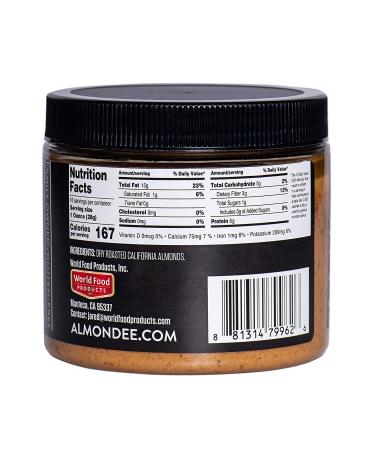 Almondee California Almond Butter - 16oz Jar | Smooth & Creamy Almond Spread - Buy Online on SooperMarket.com