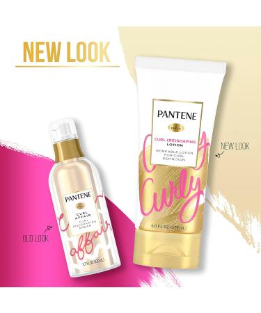 Pantene Pro-V Curl Cream Pack of 3 - Moisturizing Curl Defining Lotion for Wavy/Curly Hair - Anti Frizz Formula with Vitamin B5 - 18 oz Total - Buy Online on SooperMarket.com
