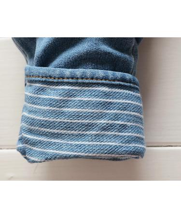 KIDSCOOL SPACE Baby Denim Overalls | 3D Cartoon Knitted Jean Dungarees | 18-24 Months - Buy Online on SooperMarket.com