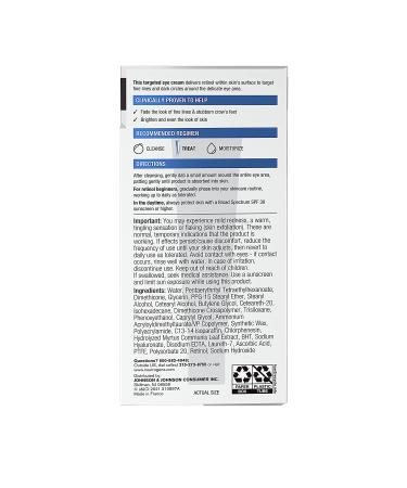 Neutrogena Rapid Wrinkle Repair Eye Cream 0.5 fl oz | Anti-Aging Treatment - Buy Online on SooperMarket.com