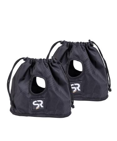 SUNRIDE Stirrup Protector Made of Polyester - Easy to Clean - with Easy Closure - as Protection for Saddle and Stirrups