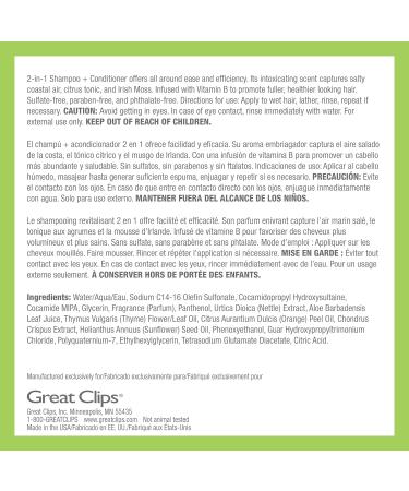 Great Clips Latitude 2-in-1 Shampoo + Conditioner for Men | Daily Hair Care | Promotes Full & Healthy Hair | 12oz - Buy Internationally - Buy Online on SooperMarket.com