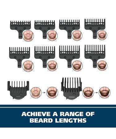 Wahl Stainless Steel Lithium Ion 2.0+ Beard Trimmer for Men - All-in-One Grooming Kit - Model 9864SS - Buy Online on SooperMarket.com