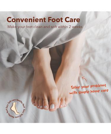 PUREDERM Exfoliating Foot Mask 3 Pack - Vegan Foot Peel for Soft, Cracked Heels with Papaya & Citrus Extracts - Buy Online on SooperMarket.com