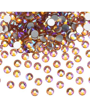 Jollin Topaz AB SS20 Rhinestones - 576pcs Glass Flat Back Glue-On for DIY Crafts & Decorations - Buy Online on SooperMarket.com
