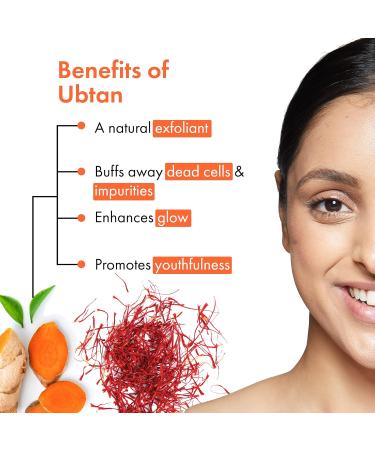 Good Vibes Ubtan Insta Glow Face Wash 120ml | Brightening & Soothing Cleanser | Turmeric Saffron Vitamin B3 | Paraben & Sulfate Free - Buy Online on SooperMarket.com