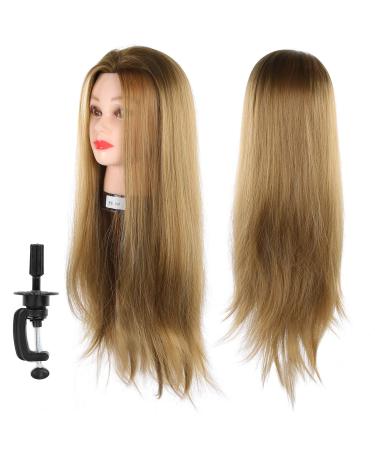 65 cm Friseur-Trainingskopf Hochtemperaturfaser flauschig und pflegeleicht f r Thermo-Styling.