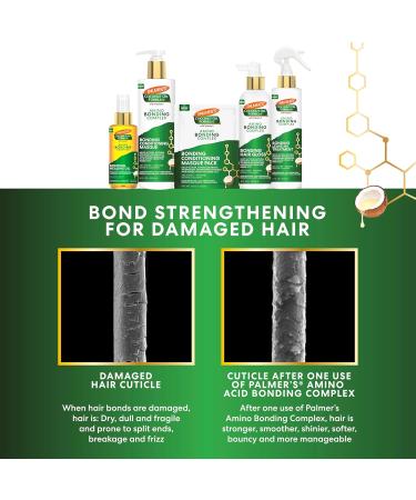 Palmer's Amino Bonding Complex Hair Mask - Intense Conditioning Masque with Coconut Oil & Vitamin E Heat Protectant Anti-Frizz Shine & Growth - 2.1 oz Packette - Buy Online on SooperMarket.com