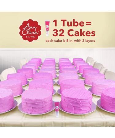 Ann Clark 7 oz. Food Coloring Gel Set - Professional-Grade, Made in USA (6 Colors) - Buy Online on SooperMarket.com