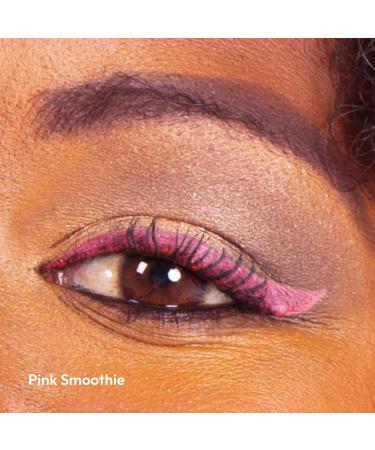 Ruby Kisses Party Proof Eyeliner in Pink Smoothie - Premium Waterproof Felt-tip Eyeliner for Long-lasting Pastel Color Pop - Buy Online on SooperMarket.com