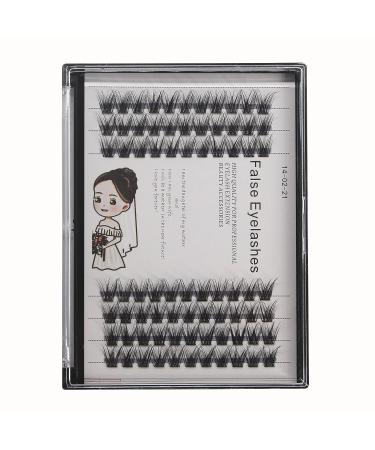 Bodermincer 84 Cluster D Curl Natural Style Eyelashes 12MM - Professional Makeup Fake False Eyelashes - Buy Online on SooperMarket.com