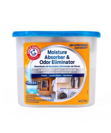 Arm & Hammer Fragrance Free Disposable Moisture Absorber and Odor Eliminator 14 oz. Tub