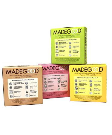 Made Good Organic Granola Minis Variety Pack - 4 Flavors, Nut & Peanut-Free, Gluten-Free, Vegan, Kosher - 16 Portion Packs - Buy Online on SooperMarket.com