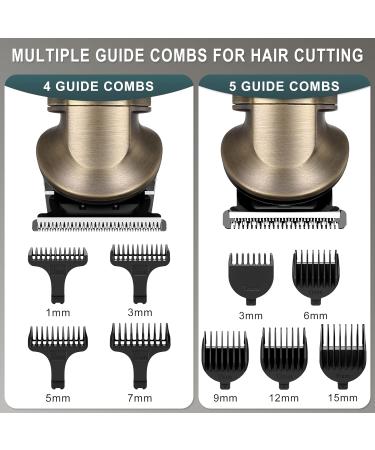 Buy Hatteker 8-in-1 Beard Trimmer Kit | Professional Hair Clipper & T-Blade Electric Razor for Men - Cordless Grooming | International Shipping Available - Buy Online on SooperMarket.com