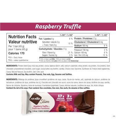 NuGo Slim Variety Pack 16-17g High Protein 3g Sugar Gluten Free 12 Count 12ct Variety Pack - Buy Online on SooperMarket.com