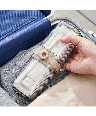 Weikeya Portable Toothbrush Case - Multifunctional Travel Cup with Large Storage Capacity | Hygienic and Convenient for Home & Travel - Buy Online on SooperMarket.com