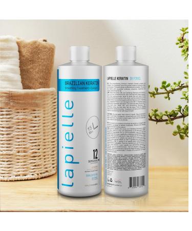 Brazilian Keratin Hair Straightening Treatment - Formaldehyde Free 16 oz - Moisturizes & Eliminates Frizz | Shop Internationally - Buy Online on SooperMarket.com