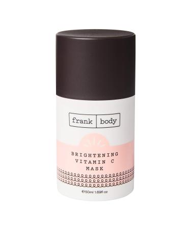 frank body Brightening Vitamin C Face Mask | Cruelty Free Face Mask Brightens  Exfoliates  and Detoxifies Skin with Glycolic Acid  Papaya & Pineapple Extract  and Kakadu Plum 1.69 fl oz / 50 mL