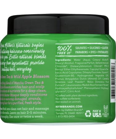 Not Your Mother's Naturals Butter Masque Green Tea/Apple 10.0 oz - Hydrating Hair Treatment - Buy Online on SooperMarket.com