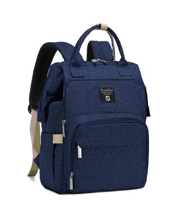 Pomelo Best Baby diaper backpack Stylish diaper bag Backpack with diaper pad multifunctional water -repellent large capacity backpack for on the way new version blue