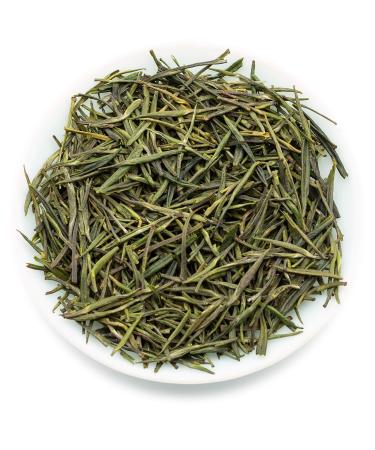 Oriarm Mout Emei Zhu Ye Qing Green Tea Loose Leaf 100g - Bamboo Leaf Green Chinese Loose Leaf Tea - Yuqian 1st Grade - Naturally High Mountain Grown Zhu Ye Qing Tea 100g