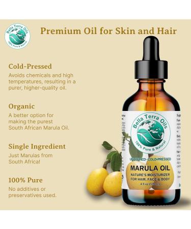 Bella Terra Marula Facial Oil 2 oz - Vitamin E & Omega Fatty Acids for Radiant Skin - Cold-Pressed Luxurious Skincare - Buy Online on SooperMarket.com
