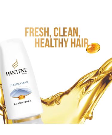 Buy Pantene Pro-V Classic Clean Conditioner 12 Fl Oz - Nourishing Hair Care for All Hair Types | International Shipping Available - Buy Online on SooperMarket.com