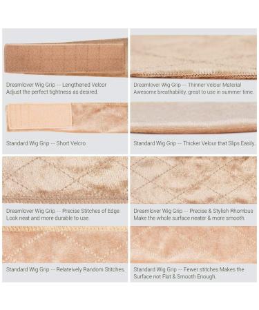 Dreamlover Wig Grip Bands - Tan, 2 Pack for Securing Wigs in Place - Buy Online on SooperMarket.com