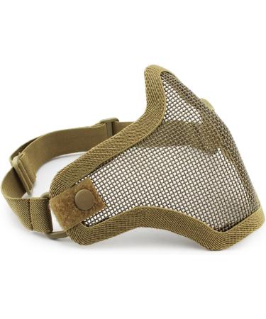 Warmharting Tactical Airsoft Mask - Metal Mesh Face Protection for Paintball Halloween & Cosplay - Durable & Comfortable - Buy Online on SooperMarket.com
