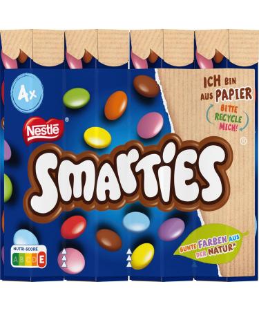 Buy Smarties Nestl Multipack - Colorful Chocolate Candies for Kids' Birthdays | Hexagon Roll 12x4x34g - International Shipping Available - Buy Online on SooperMarket.com