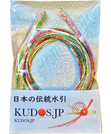 KUDOS.JP Japanese Traditional Mizuhiki Paper Strings Metallic Assorted Colors 40 pcs