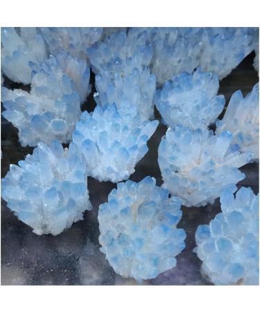 Crystals 350-450g Rare Beautiful Blue Ghost Phantom Quartz Crystal Cluster Specimen 1pcs Stone Collection - Buy Online on SooperMarket.com