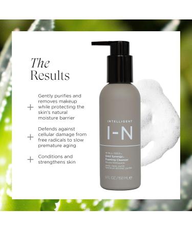 Intelligent Nutrients Seed Synergy Foaming Cleanser - Deep Cleaning & Hydrating Face Wash for All Skin Types | Vegan | 5 Oz - Buy Online on SooperMarket.com