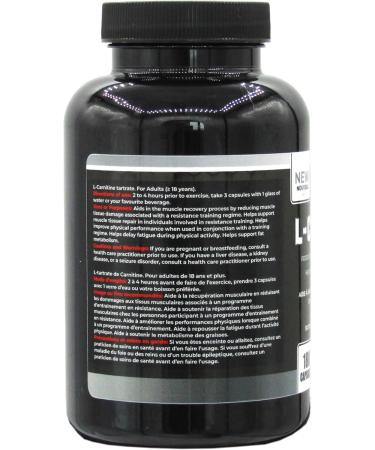 Vegan friendly Carnitine capsules 667mg 180 count to boost muscle recovery repair tissue performance and delay fatigue during physical activity. - Buy Online on SooperMarket.com