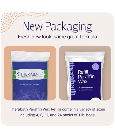 Therabath TheraCOCO Paraffin Wax Refills - Coconut Oil Wax Beads for Arthritis Stiff Muscles & Dry Skin - 6 lb Hydrating Solution for Hands Feet & Body - Made in USA - Buy Online on SooperMarket.com