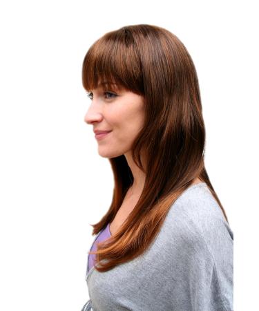 WIG ME UP 3114-2T30 Long Brunette Wig with Bangs - Cute & Cheeky International Shipping Available - Buy Online on SooperMarket.com