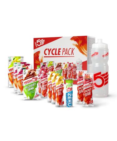 HIGH5 Cycle Pack Containing Cycling Energy Hydration & Recovery Products 1 Count (Pack of 1)