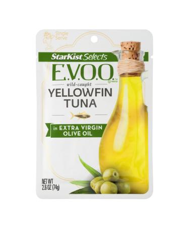 StarKist E.V.O.O. Yellowfin Tuna in Extra Virgin Olive Oil, 2.6 Oz, Pack of 24 Yellowfin Tuna in Olive Oil 2.6 Ounce (Pack of 24)