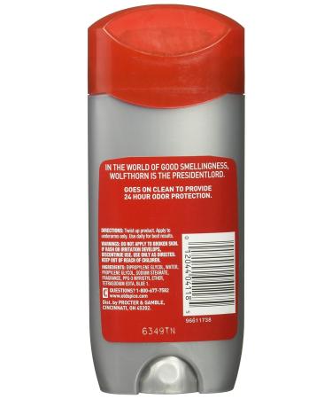 Buy Old Spice Wild Collection Wolfthorn Deodorant - 3.8 oz | Invisible Solid Men's Deodorant - International Shipping Available - Buy Online on SooperMarket.com