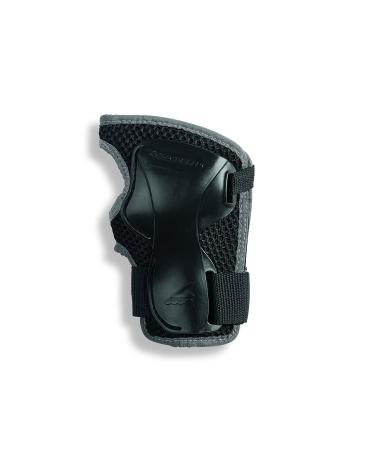 Rollerblade X-Gear Adult Wristguard Protective Gear, Inline Skating, Unisex, Black Black Large