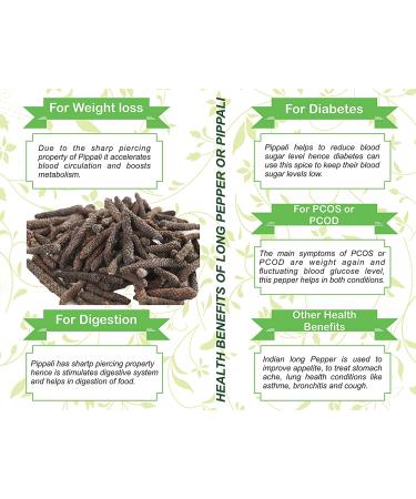 Organic Indian Long Pepper Pippali - 100g Pack - Buy Online on SooperMarket.com