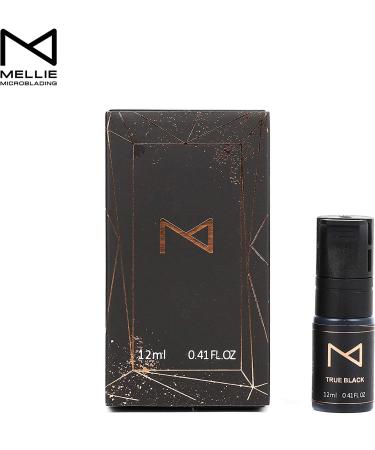 Mellie Microblading M Cosmetic LIQUID Pigment 12ml for Eyebrows - True Black - Medical Grade - Professionals Only - Buy Online on SooperMarket.com