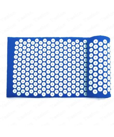 Tesion Acupressure Mat and Pillow Set Massager Cushion Ideal for Back/Neck Pain Relief and Muscle Relaxation Relieves Stress and Sciatic Pain. Bule - Buy Online on SooperMarket.com