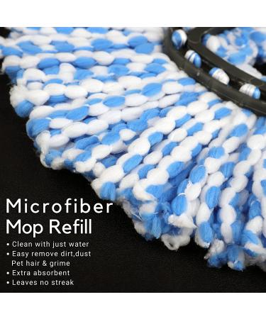 4 Pack Microfiber Mop Head Refills for Ocedar 2-Tank System - Rinse Cleaning, Compatible Replacement - Buy Online on SooperMarket.com