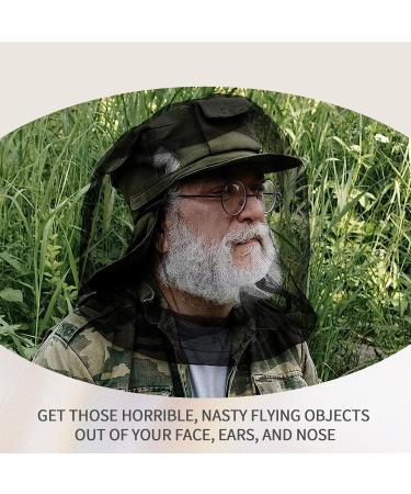 DOKLY 6 Pack Mosquito Head Net (Large Size) Black Head Net Mesh Face Neck Netting from Insect Bug Bee Mosquito Gnats for Outdoor Fishing Hiking Gardening(Black + Grey) - Buy Online on SooperMarket.com