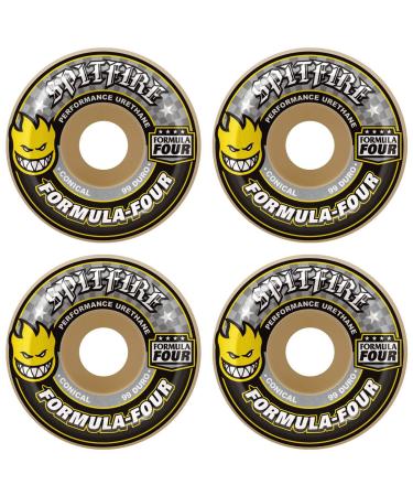 Spitfire Formula Four 99D Wheels 99 Duro - Yellow 52mm
