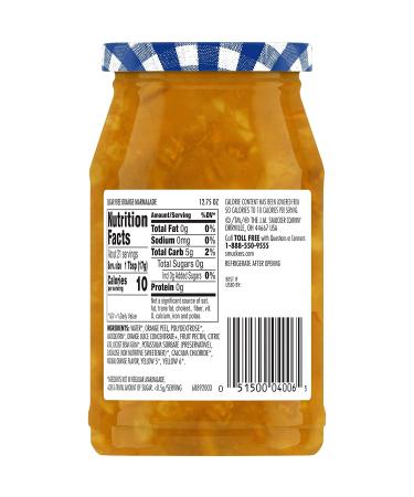 Smucker's Sugar Free Orange Marmalade with Splenda 12.75oz (Pack of 8) - Delicious Orange Marmalade Sweetened with Splenda - Buy Online on SooperMarket.com