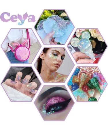 Ceya Chunky Glitter 140g Vibrant Pink Powder for Nail Art, Hair, Epoxy Resin, Tumblers & More - Buy Online on SooperMarket.com